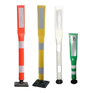Cono de Tráfico Blanco de PE, Delimitador de Seguridad Vial, Anti-Impacto, Rebote, Base de TPR - Product Image 4