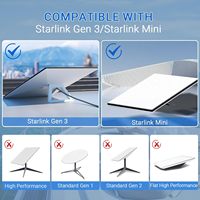 Cable Starlink Gen 3 de 30 pies, extensión de cable Starlink, cable de repuesto de satélite impermeable para cable exterior Starlink Gen3 V3
