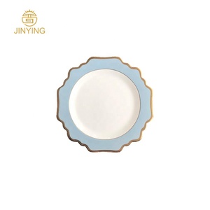 azul cielo para el hogar de la cena el mercado de dubai barato de cena de porcelana placa boda cargador plato para <span class=keywords><strong>restaurante</strong></span> - Product Image 5