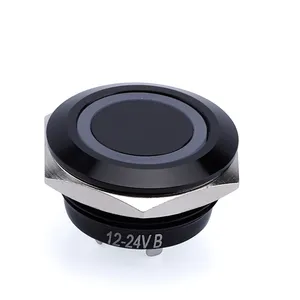 16mm Small Mini Metal Push Button Switches Round Waterproof Electronic Momentary led Push Button Switches For Auto