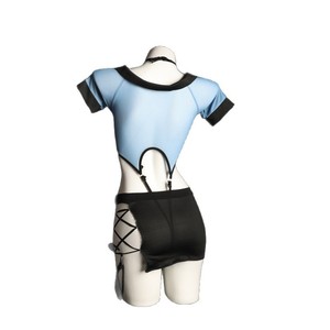 Robe moulante sexy pour femme, uniforme de policière, respirante, costume de jeu de rôle 9108 - Product Image 4