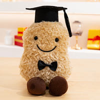 Peluche douce et réaliste en forme de pomme de terre ou d'arachide, adorable figurine végétale pour décoration de chambre, cadeau de remise de diplôme, personnalisable en gros avec logo