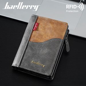 กระเป๋าสตางค์ผู้ชายเบเลลเลอร์รี่ช่องใส่การ์ดหลายช่อง ป้องกัน RFID มีสไตล์ย้อนยุค ใช้ได้ทุกวัน - Product Image 2