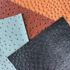 थोक उच्च गुणवत्ता वाले ओस्ट्रिक क्रोकोडाइल त्वचा बनावट कृत्रिम pvc सिंथेटिक चमड़े के कपड़े खिंचाव घरेलू वस्त्र - Product Image 2