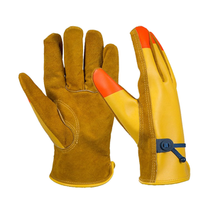 Gants de sécurité pour conducteur en cuir de chèvre grainé fabriqués au Pakistan Gants de protection thermique en cuir de chèvre anti-impact - Product Image 1
