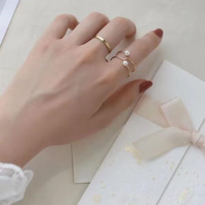 Support vide pour perles en argent S925, édition double perle, pour perles de 6-8 mm, référence 10062, pour bijoux en argent et accessoires de perles DIY - Product Image 3