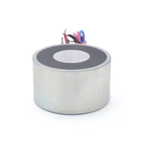 D50mm*H29mm Suction Cup 50KG DC24V Current Degaussing Electromagnet Magnetic Solenoid Suction Cup Electromagnet