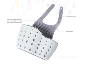Cesta de drenaje colgante de silicona para fregadero de cocina con diseño cantilever, estilo moderno y minimalista - Product Image 6