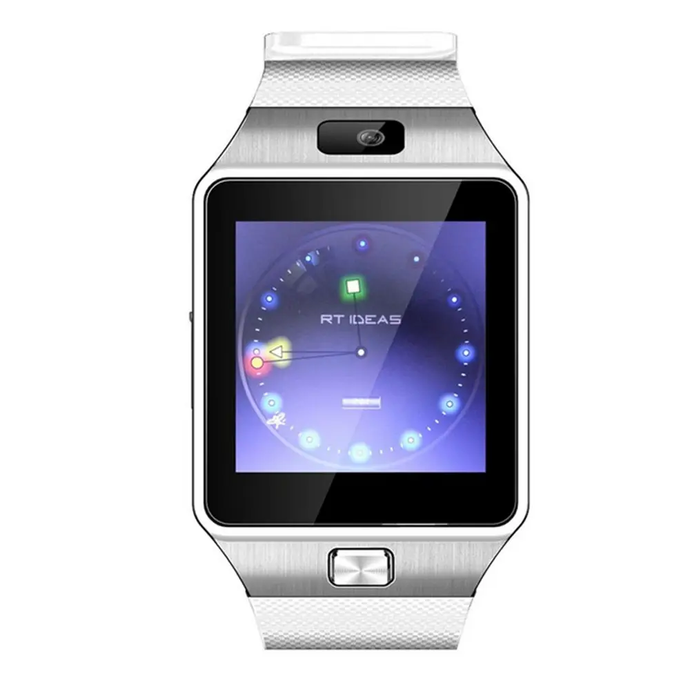 Dz09 montre intelligente avec écran tactile, smartwatch avec carte SIM pour iPhone et Android