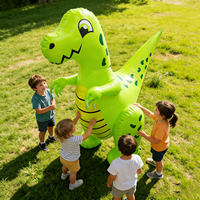 Dinosaure gonflable pour piscine, flottant, en PVC durable de bonne qualité