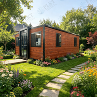 Villa modulaire préfabriquée de luxe extensible FLKT à double aile avec extensions combinées et multiples modules – Maison conteneur