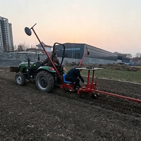 Transplanteur haute productivité professionnel pour jeunes arbres et semis, machine de plantation avec moteur