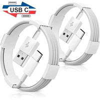 Câble de charge USB de haute qualité, écologique, 5V 1A, 8 broches/Micro/Type C, en cuivre étamé, TPE, pour écouteurs intelligents Android/iOS