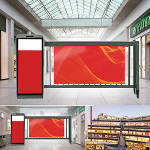 Porte automatique intelligente de boom de vente chaude avec l'opération rapide de protection de la reconnaissance RFID/QR/Face de barrière d'oscillation de LED IP54 - Product Image 4