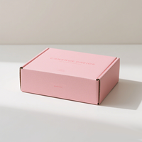 Nouvelle boîte d'expédition en carton kraft recyclable sur mesure 10 x 8 x 2 pouces pour l'emballage de petites marchandises et de vêtements