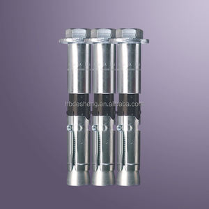 जस्ती कंक्रीट छत एंकर स्टड बोल्ट आकार गैल्वेनाइज्ड एंकर बोल्ट m10/20 d15 * 109 मिमी भारी शुल्क एंकर बोल्ट - Product Image 1