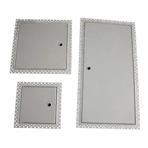 Puerta aislada de pared de techo de acero galvanizado personalizada Panel de acceso de plomería Puerta de acceso de plástico para control de aire y polvo