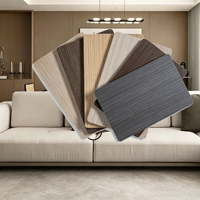 Panneau mural décoratif intérieur moderne imperméable en fibre de bambou et charbon de bois, panneaux de décoration murale pour la maison de luxe