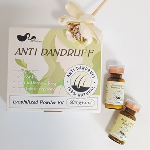 T Label pribadi pembersih menutrisi kulit kepala ekstrak kaktus perbaikan folikel rambut Anti ketombe bubuk Lyophilized penghilang ketombe - Product Image 3