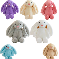 EN STOCK – Nouveauté 2025 – Peluche Lapin de Pâques Kawaii Mignon – Jouet en Peluche Animal Lapin aux Longues Oreilles – Poupée Lapin de Pâques en Peluche