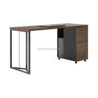 Bureau Modulaire Extensible en Panneaux de Bois Design Moderne 1.4m, Petite Taille, pour École et Appartement, Garantie 3 Ans, Chine (Vente en Gros)