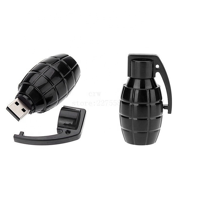 Hot Sale Mini Hand Grenades Shape Usb 2.0 Flash Drive Creative Funny Style Usb Memory Stick 16gb  Pendrive