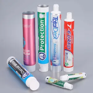 Oem Odm Aangepaste Verpakking Lege Tand Pasta Verpakking Buis Offsetdruk Tandpasta Gelamineerd Plastic Buis Verpakking