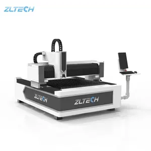 Mesin pemotong Laser otomatis, mesin pemotong serat Laser ZL-1325 1300*2500mm 2000w 3000w 6000w