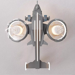 Plafonnier ventilateur avion Dream Fighter pour <span class=keywords><strong>chambre</strong></span> d'enfant, <span class=keywords><strong>chambre</strong></span> de garçon, protection oculaire - Product Image 4