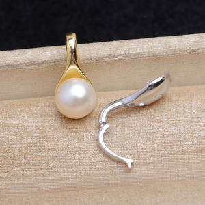 Pendentif Cuillère Brillante en Argent Pur S925 Wenchi, Accessoires 9-10 avec Fermoir Bijoux Modèle 13715, Apprêts et Composants de Bijouterie - Product Image 1