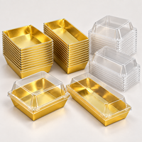 Boîte à confiserie en papier kraft écologique portable personnalisée avec couvercle transparent, matériaux recyclés pour l'emballage de chocolat, macarons, cadeaux