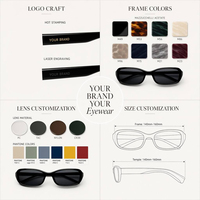 Lunettes de soleil ovales rétro Finewell 2505, UV400, logo personnalisé, acétate de qualité supérieure, polarisées, pour femmes et hommes