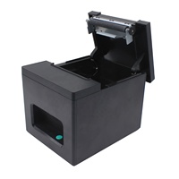 Imprimante de bureau Imprimante de reçus thermique sans fil 80mm Imprimante sans encre compatible avec iOS Android et ordinateur portable pour le bureau