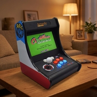 Bby Origin Factory HD Arcade portable en métal de 10 pouces pour jeux de société avec joystick, alimenté par batterie, utilisation en intérieur, 1 an, anglais