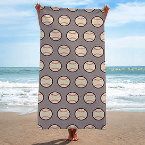 FF3882 Impression 3D Football Yoga Gym Piscine <span class=keywords><strong>Serviette</strong></span> de <span class=keywords><strong>bain</strong></span> à séchage rapide <span class=keywords><strong>Serviette</strong></span> de plage surdimensionnée en microfibre très absorbante sans sable - Product Image 6