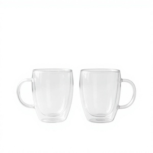 Tasse à café/thé en borosilicate de 350 ml, faite à la main, avec logo personnalisé, pour cadeaux d'entreprise et kits de bienvenue promotionnels - Product Image 6