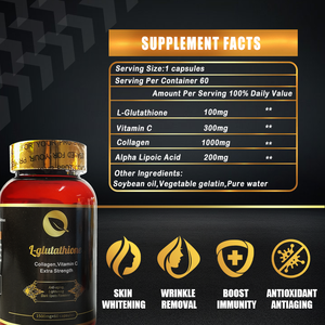 Eigen Merk Aangepaste Groothandel Glutathion <span class=keywords><strong>Whitening</strong></span> <span class=keywords><strong>Capsules</strong></span> Verminderen Melanine Antioxidant Glutathion <span class=keywords><strong>Whitening</strong></span> <span class=keywords><strong>Capsules</strong></span> - Product Image 6