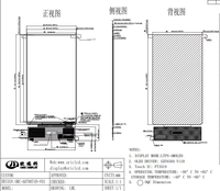 Écran tactile capacitif MIPI DSI haute luminosité AMOLED 7 pouces 1080x1920, multi-touch haute résolution
