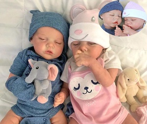 Poupée <span class=keywords><strong>Reborn</strong></span> en silicone dodue, jouets pour enfants, cadeaux, poupées <span class=keywords><strong>Reborn</strong></span> en silicone souple, mains et <span class=keywords><strong>jumeaux</strong></span> garçons - Product Image 3