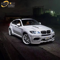 Kit de Carrocería para BMW X5 X6 E70 E71 Estilo Harman Mejorado con Parachoques Delantero y Trasero, Molduras Interiores, Faldones Laterales, Difusor Trasero y Kit de Guardabarros