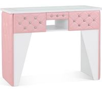 Meubles de salon commerciaux en bois modernes, tables à ongles, ensemble table et chaise pour salon de manucure, rangement, prix spécial économique