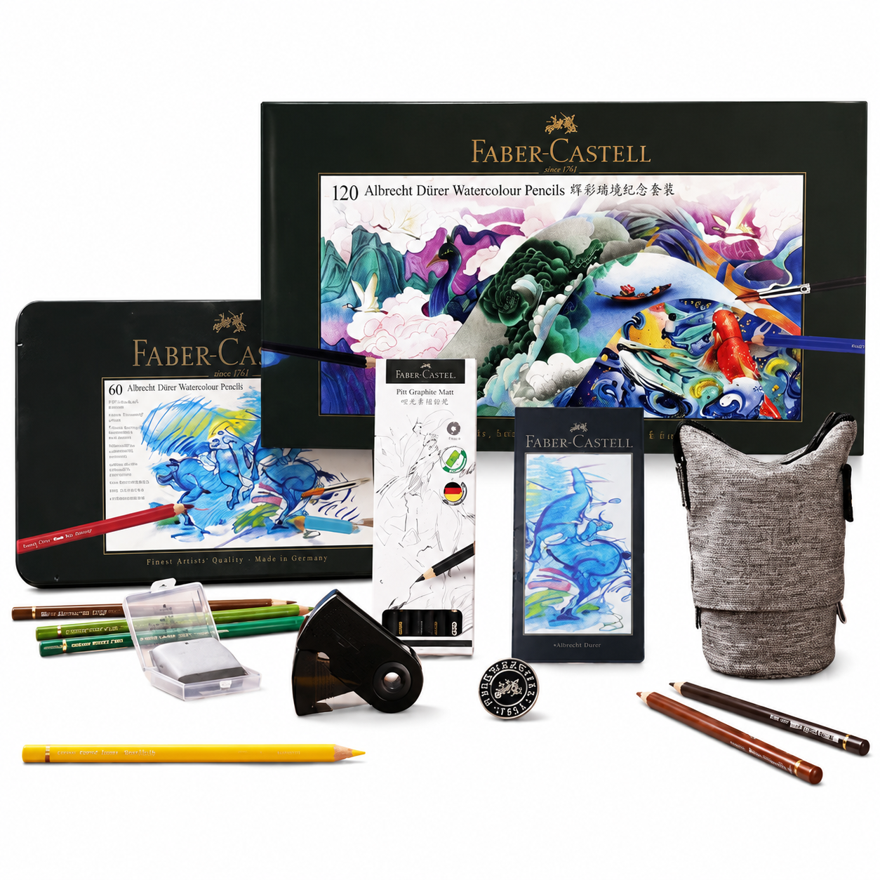 Crayons aquarelle 120 couleurs