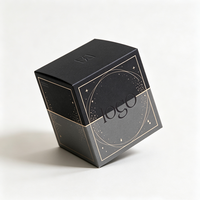 Boîte d'emballage cosmétique personnalisable avec logo, recyclable, pour le visage, pour huile, sérum, carton pliable personnalisable pour parfum, shampoing, blush