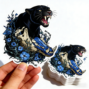 Autocollants adhésifs en vinyle pour vérification quotidienne personnalisée, impression publicitaire <span class=keywords><strong>sur</strong></span> boîtes de tomates, utilisation <span class=keywords><strong>sur</strong></span> cadres photo - Product Image 2