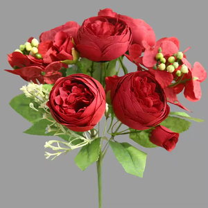 Various Colors Floral Arrangement Faux Silk Wholesale Rose <b>Artificial</b> <b>Flowers</b> for Decoration Wedding <b>Artificial</b> - Product Image 2