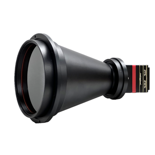 Thermal Imager Camera 100mm Thermal Lens 640*512 Resolution Infrared IP Camera Night Vision Waterproof Weatherproof Temperature