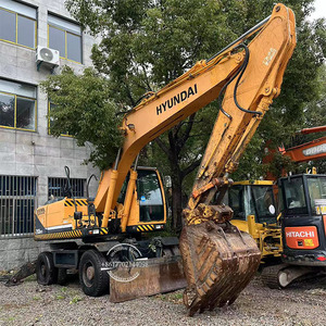Excavatrice sur pneus hydraulique Hyundai 210W-9T, équipement de construction lourd, excavatrice à vendre, excavatrices 210W-9 - Product Image 1