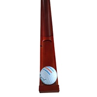 Entraîneur de putter de golf portable avec système de simulation retour automatique des balles praticien mettant le dos en caoutchouc vert