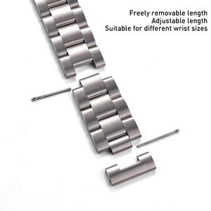 ג 'ילונג איכות פרימיום julton רצועת שעון נירוסטה 20 מ "מ 22 מ" מ - Product Image 5