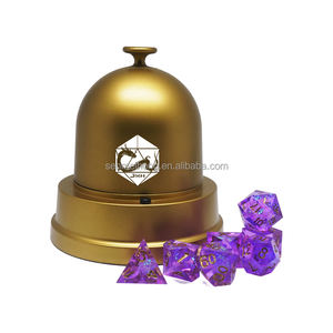 Accesorios de casino eléctricos completamente sellados, copa de dados de póker con brillo dorado con tapa, copa de dados electrónica - Product Image 4